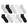 thumbnail image 1 of George Kids' Ankle Socks 10-Pack, 1 of 1