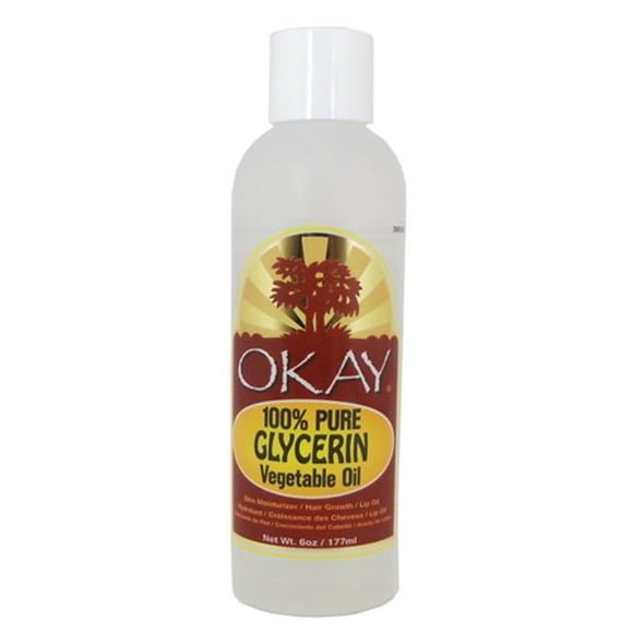OKAY 1 Pure Glycerin Vegetable Oil, 177 ml - 6 oz