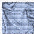 thumbnail image 4 of Soimoi Blue Rayon Fabric Coffee Cup & Stripe Decor Fabric Printed Yard 42 Inch Wide, 4 of 5