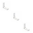 thumbnail image 4 of QualitChoice Folding Hanging Hooks Punch Free Towel Rack Invisible Foldable Single Clasp Clothes Hanger Strong Bearing Bathroom Bedroom silver 3Set, 4 of 6