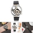 thumbnail image 1 of 2Colors PU Strap Round Watch, Comfortable To Wear Watch, For Man For Woman, 1 of 7
