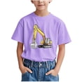 thumbnail image 1 of WRKEKC T-Shirts d'Été pour Garçons, T-Shirts Décontractés pour Garçons, T-Shirts Polyvalents Décontractés à Manches Courtes pour Enfants avec Motif Imprimé et Col Rond, 1 of 6