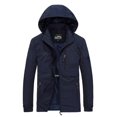thumbnail image 1 of REDHOTYPE Men Sportswear Hooded Softshell Outdoor Raincoat Waterproof Jacket, 1 of 3