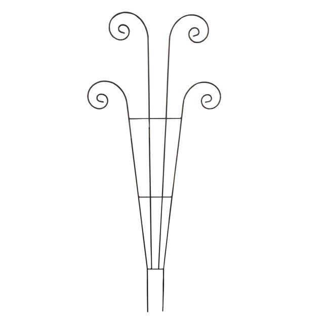 American GardenWorks FTMBR Hammered Bronze Fan Trellis 60" X 24" Inch, 1 Count