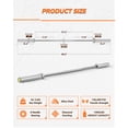thumbnail image 2 of GARVEE 7ft Olympic Barbell Bar for Weightlifting and Powerlifting,1000LB High-Capacity, 2 of 7