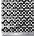 thumbnail image 1 of Soimoi Velvet Fabric Geometric Abstract Printed Craft Fabric by The Yard 58 Inch Wide, 1 of 3