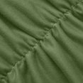 thumbnail image 4 of Timegard Hauts d'Été pour Femmes Col en V Froncé Manches Courtes Crop Top Décontracté Ajusté T-Shirt Uni Mode, 4 of 7