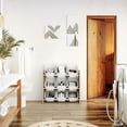 thumbnail image 2 of Humble Crew Journey Toy Storage Organizer with 9 Plastic Storage Bins, Natural/White, 2 of 5