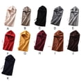 thumbnail image 4 of Ruiboury Winter Essential Knitted Hooded Cap For Cold Weather Adventures Warm And Stylish Dark Blue, 4 of 6