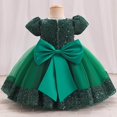 thumbnail image 4 of Robe Formelle pour Filles à Manches Bouffantes, Robe de Bal, Robe en Tulle, Robes de Fête pour Filles 18-24 Mois, 4 of 4