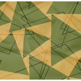 thumbnail image 4 of oneOone Organic Cotton Poplin Twill Fabric Rectangle & Triangle Geometric Print Sewing Fabric BTY 42 Inches Wide, 4 of 4