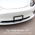 thumbnail image 2 of Cadre de Plaque d'Immatriculation pour Tesla Modèle 3 Modèle Y 2017-2021 Cadre de Plaque d'Immatriculation avant Perforation Libre Américain Plaque d'Immatriculation Support de Montage Accessoires Auto Modification, 2 of 9