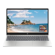 HP 15.6" Touchscreen Laptop – AMD Ryzen 3 7320U, 8GB LPDDR5, 512GB SSD, HD Display, AMD Radeon Graphics, Wi-Fi 6, Bluetooth 5.2, Windows 11 Home, Natural Silver