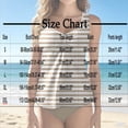 thumbnail image 3 of Maillots de Bain pour Femmes, Tankinis pour Femmes Modestes Deux Pièces, Haut de Tankini à Nœud devant avec Bas, Cadeaux pour la Famille, 3 of 4