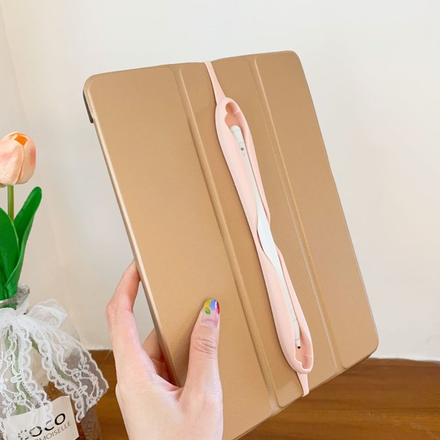 Pen Protective Case for Apple Pencil Sticker Holder Tablet Touch Mini Pen Pouch Bag Ultra-thin Pen Sleeve Case Holder Orange