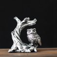 thumbnail image 1 of WHEANG Halloween Owl Holder Decor Available In 2 Colors Bronze And Silver, 1 of 4