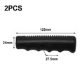 thumbnail image 1 of 2 Pcs Poignées en Caoutchouc pour Brouette, Tubes Ronds Poignées de Remplacement Noires, 1 of 10