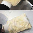 thumbnail image 3 of Natural Lambskin Wool Car Wash Mitt Extra Large Size Scratch-Free Sheepskin Wash Mitt ( 2pack), 3 of 5