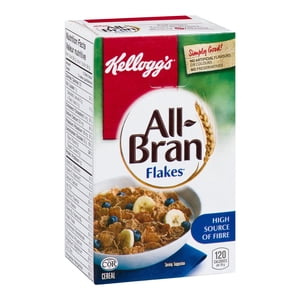 Kellogg's All Bran Flake Céréale, Portion 36G/Unit, 70 Unités/cas