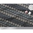 thumbnail image 2 of Soimoi Silk Fabric Aztec Geometric Print Sewing Fabric Yard 42 Inch Wide, 2 of 3