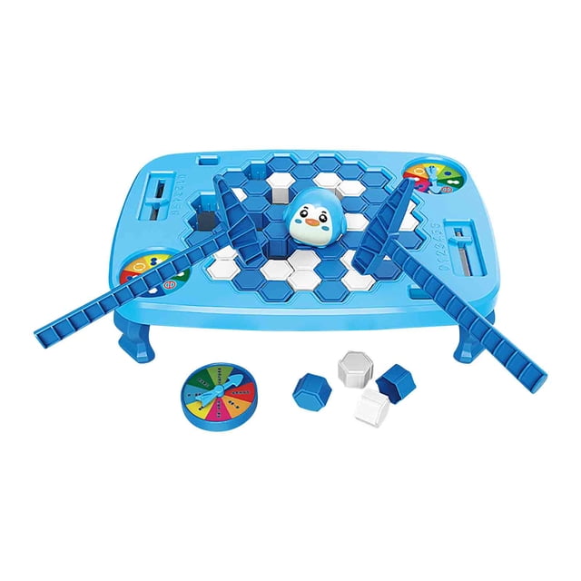 C Deluxe Penguin Ice Breaking Board Game Interactive Puzzle Toy Family Activity For Cognitive Skill Building And Group Play