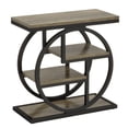 thumbnail image 4 of Fnova 4-Tier End Table, Modern Side Table with Metal Frame, Small Accent Table Nightstand with Open Shelves, Easy Assembly, for Living Room, Bedroom, Entryway, Small Space, 4 of 11