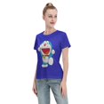 thumbnail image 4 of Women's Basic Short Sleeve T-Shirt Doraemon, 4 of 6