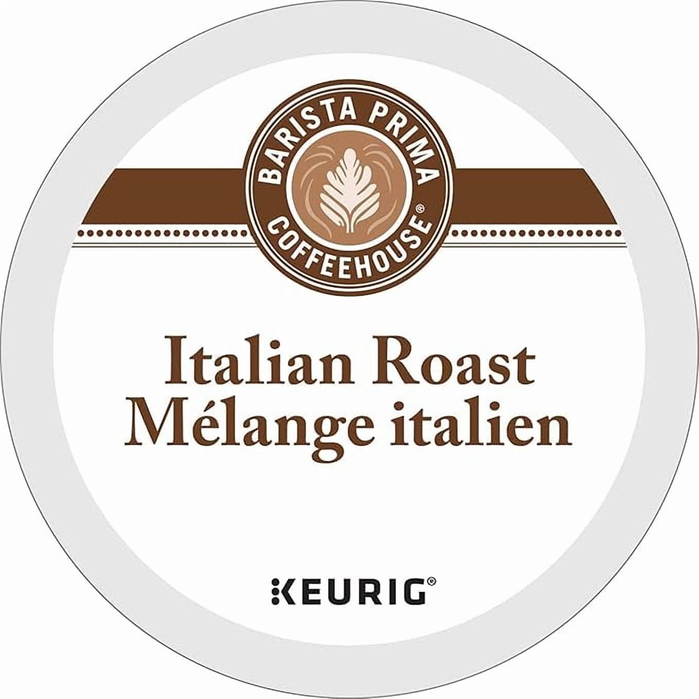 Barista prima coffeehouse Italian Roast, Dark Roast Coffee, 96 Count