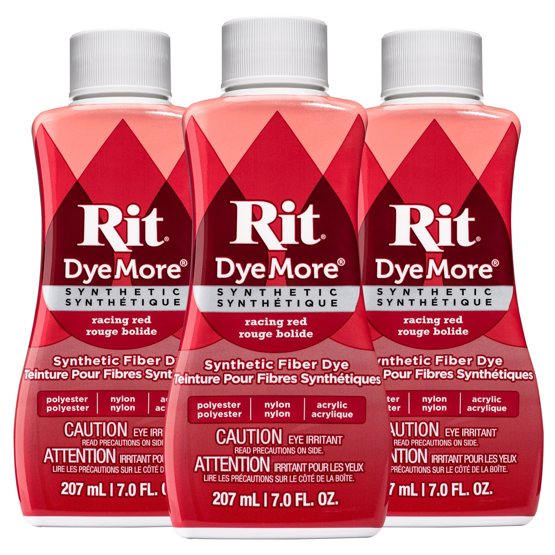 RIT Dyemore Liquid Dye for Synthetic Fibers, rouge, 207 mL (7 oz)