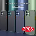 thumbnail image 3 of Buy 1 Get 1 Free, total of 2 PCS Ultra-Thin Matte PC Phone Case for iPhone 11 13 12 14 Pro Max Mini, Shockproof Bumper Case with Enhanced Grip, Anti-Scratch Protection, and Precise Cutouts for iPhone, 3 of 5