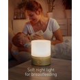 thumbnail image 4 of Timer Night Light, Small LED Bedroom Light, Bedside Table Lamp, Children's Night Light, Baby Breastfeeding, Wood Grain, Dimmable, Battery Powered, Warm Mood Light Color, 4 of 5