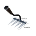 thumbnail image 2 of Aodebiao Ironrake The Heavy-Duty Iron Weeding Rake,1pc Iron Rake for Gardening and Weeding with Metal Tines,Weeding Rake for Sturdy Dethatching,Ironrake for Backyard Lawn Loosening Planting Weeding, 2 of 3