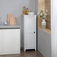 thumbnail image 2 of HOMCOM Garde-Manger de Cuisine 48 Pouces, Armoire de Rangement avec Porte de Grange, Blanc, 2 of 10