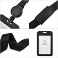 thumbnail image 3 of Lanière Robuste, Porte-Badge en Matériau PC Premium avec Enrouleur Rétractable pour Infirmières Médecins Employés (Noir), 3 of 5