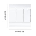 thumbnail image 3 of tredstone Wireless Smart Light Bulb Socket Hotel Office Store Remote Control Controller Intelligent Device Home Supplies 3 Gang Switch, 3 of 6