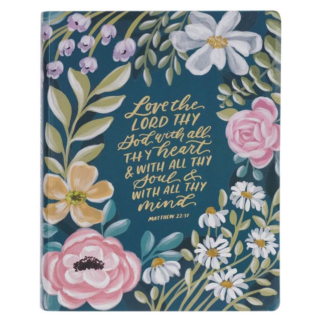 KJV LP Bible de Prise de Notes LP Similicuir Aimer le Seigneur Matthieu 22:37