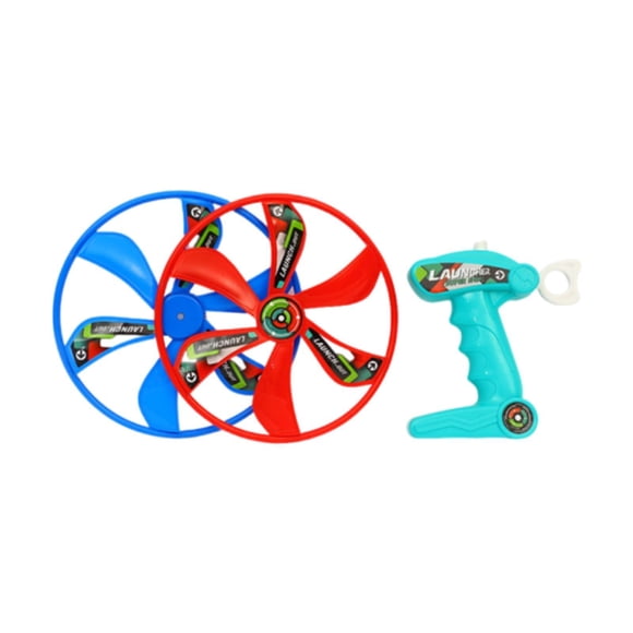 Milaget Pull Cord Flying Disc Toy Creative Flying Toy for Family Children Girls Boys
