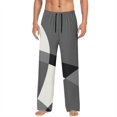 thumbnail image 2 of Weiqiqre Mens Cargo Pants Bottoms Elastic Waist Drawstring Fallow Sleep Lounge Pants,Size S, 2 of 5