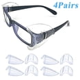 thumbnail image 1 of Yhmxh Sports et Plein Air 4 Paires Latérales pour Lunettes à Enfiler Bouclier Universel Protecteur de Lunettes, 1 of 9