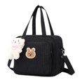 thumbnail image 1 of Xuanheng Sac à Couches Compartiment Sac à Main Réutilisable Sac de Maquillage Élégant pour Maman Sac de Rangement Noir, 1 of 8