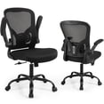 thumbnail image 1 of Chaise de Bureau Ergonomique avec Soutien Lombaire, Accoudoirs Rembourrés Relevables, Chaise d'Ordinateur en Maille pour Cadre, Chaise de Travail, 320 Lb, 1 of 10