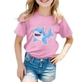 thumbnail image 1 of TZEWGL Tees For Child Cute Graphic Short Sleeve Ocean Print Clothes For Toddlers size 12-13T, 1 of 3