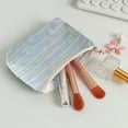 thumbnail image 2 of Sentmoon Wallets Travel Toiletry Bag Woolen Knitted Bag Striped Color-blocked Cosmetic Bag Pattern Cosmetic Bag Portable Cosmetic Bag Ins-style Pencil Case, 2 of 7