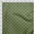 thumbnail image 3 of oneOone Silk Tabby Fabric Leaves & Geometric Block Decor Fabric Printed BTY 42 Inch Wide, 3 of 4