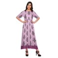 thumbnail image 1 of Moomaya Robe Kurta Imprimée Tenue d'Été Kurti pour Dames Tunique Longue Hauts pour Femmes, 1 of 5