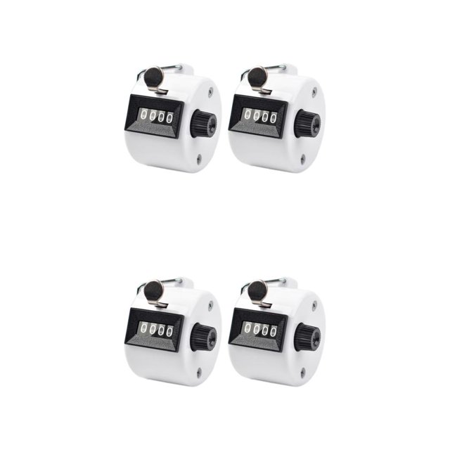 maskred 2pcs Materials Unisex Manual Counting Tally For Clear Scale Clear Accurate Scale White 2Set