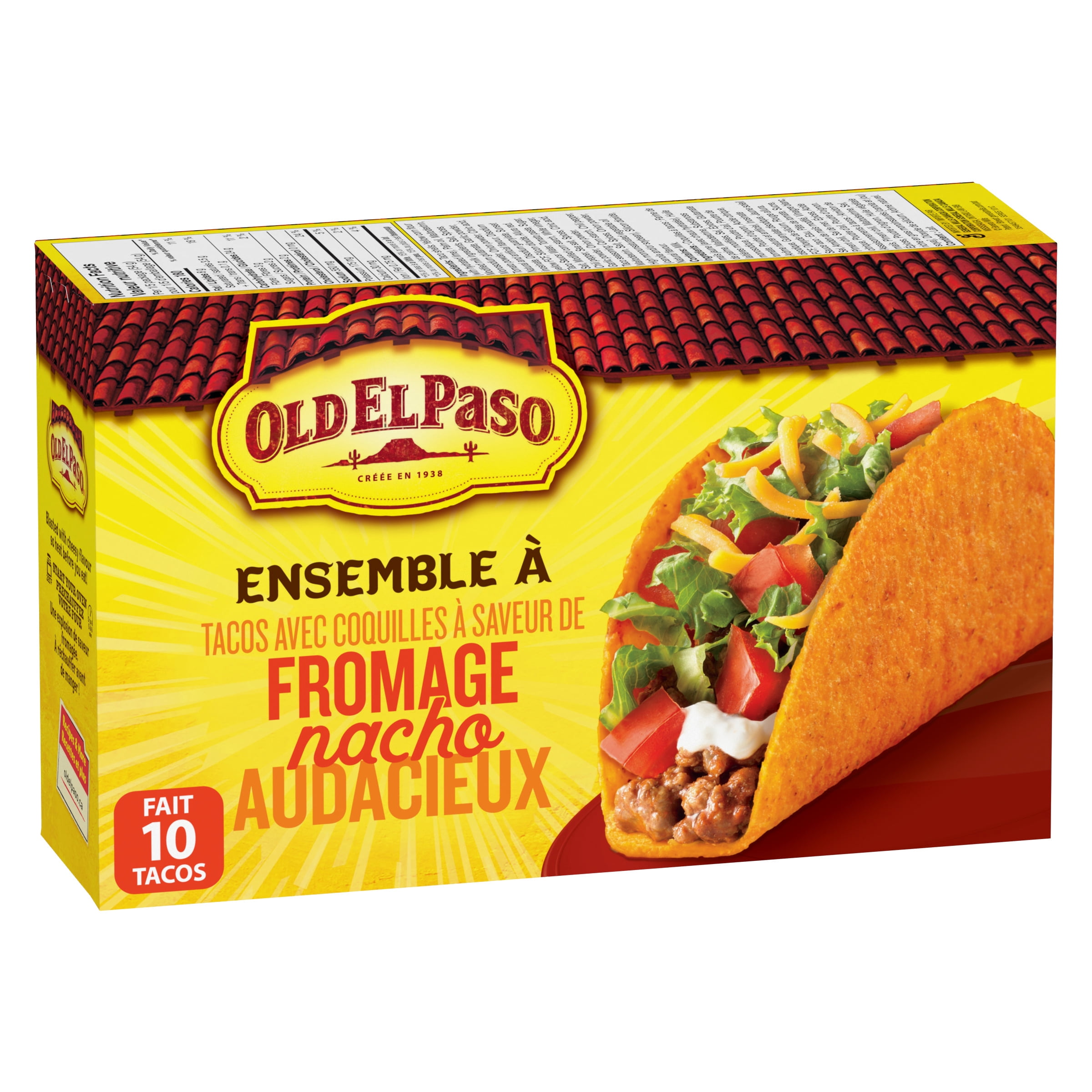 Old El Paso Bold avec kit de dîner au fromage nacho