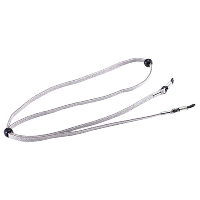 Transemion Eyeglass Strap Non- for Slip Stretchy Universal Rope Eyewear Sports Retainer Grey 26.77 Inch 1Set