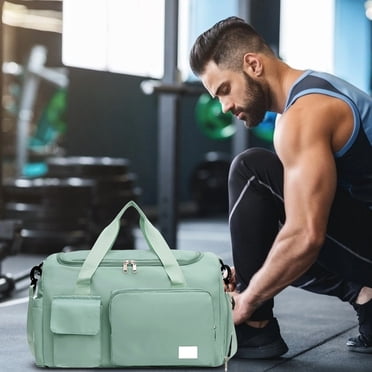 Sac de Sport avec Compartiment pour Chaussures, Grande Capacité, Sac de Voyage à Main pour Entraînements et Voyages d'Affaires, SouMaox