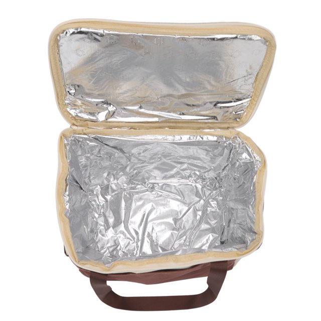 Insulated Lunch Box, Lunch Box Bag Reusable Leak Proof For Picnic Navy Blue,Coffee